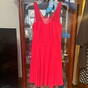 Express Vibrant Red Dress